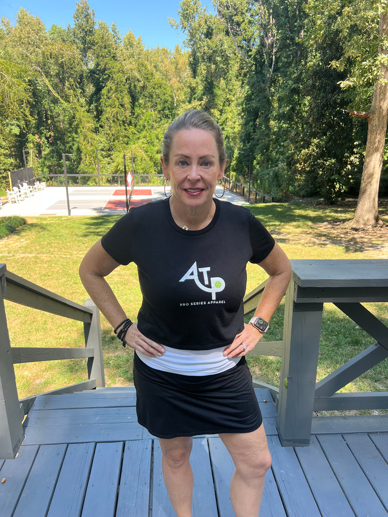 Lady’s Performance Blend Crop Tee