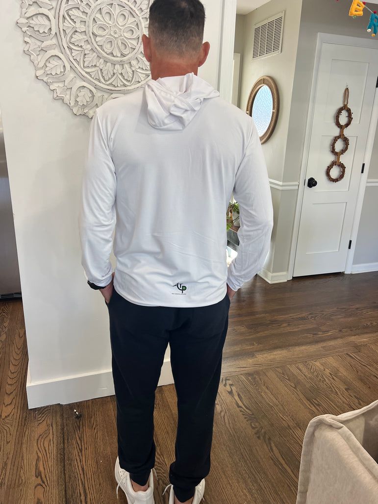 Men's Lightweight performance Full Zip Warm up Jacket with Hood