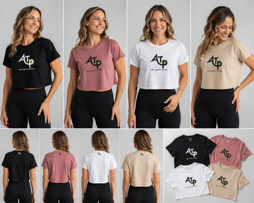 Lady’s Performance Blend Crop Tee
