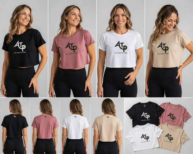 Lady’s Performance Blend Crop Tee
