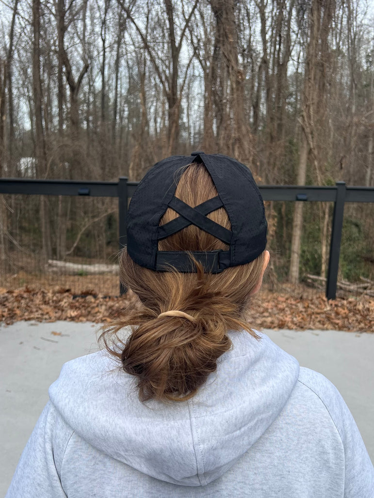 Lady's Performance Lightweight Hats with Ponytail options