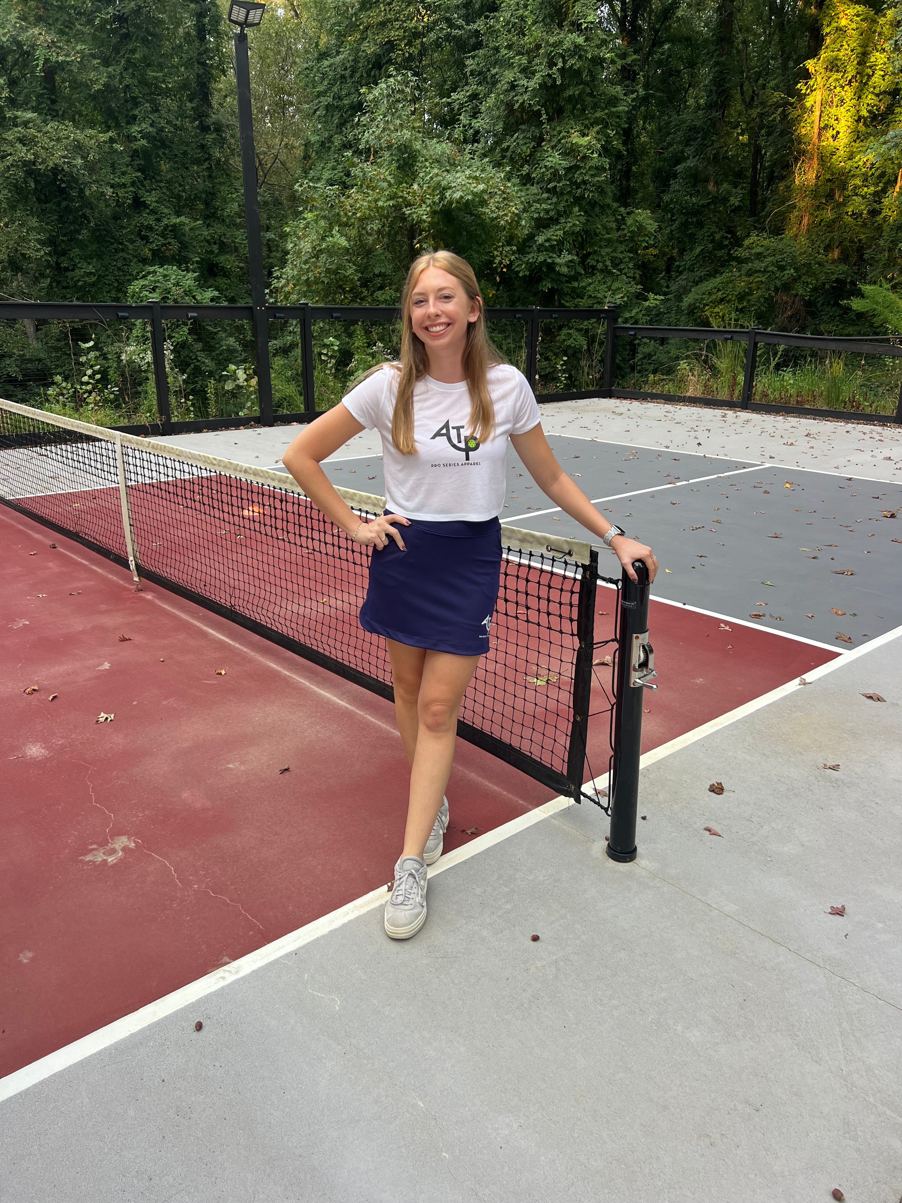 Lady’s Performance Blend Crop Tee