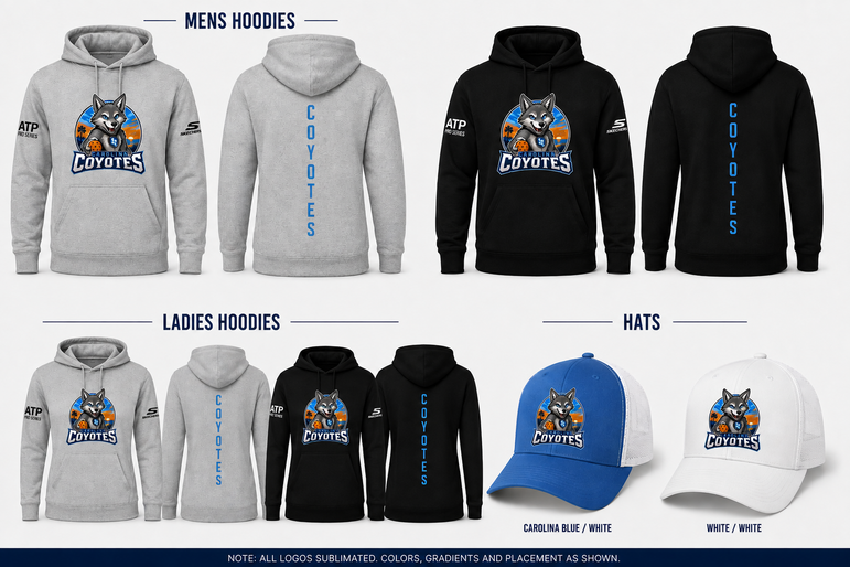 Carolina Coyotes Team Hoodies