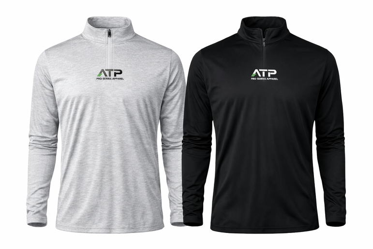 Men’s 1/4 Zip Performance Long Sleeve Shirt