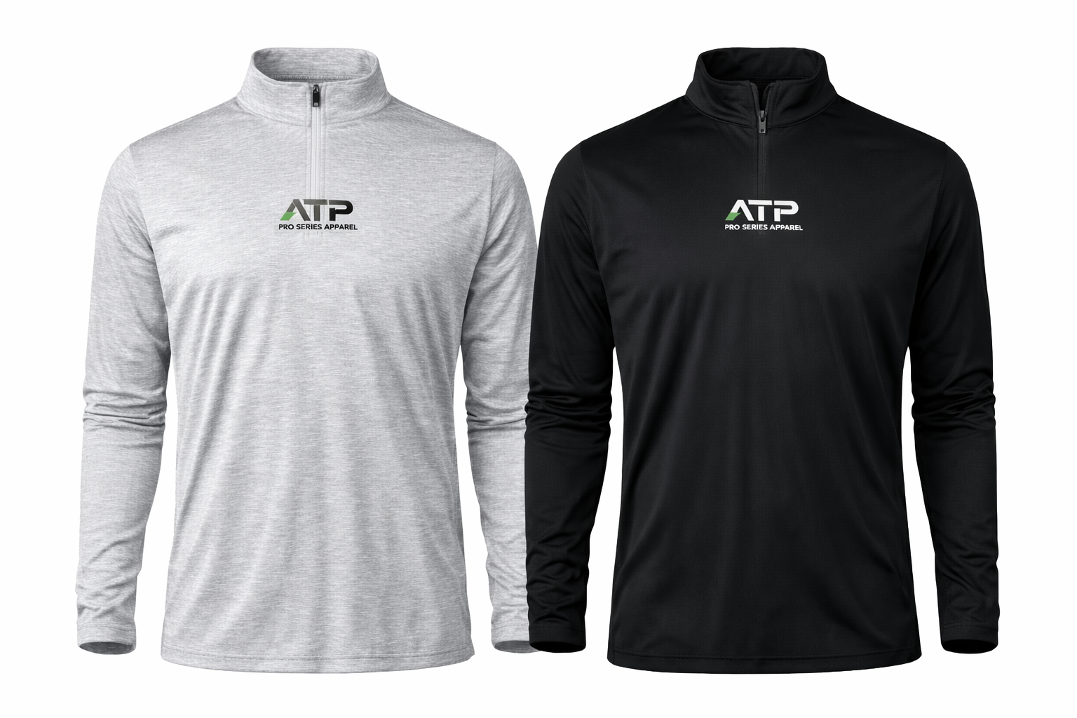 Men’s 1/4 Zip Performance Long Sleeve Shirt