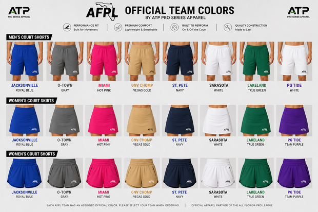 AFPL Women’s Team Court Shorts