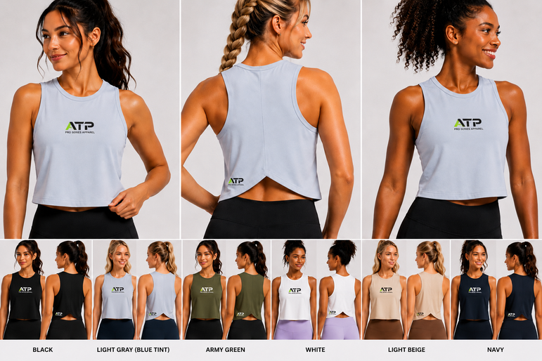 Lady’s Crop Tank with V-Back