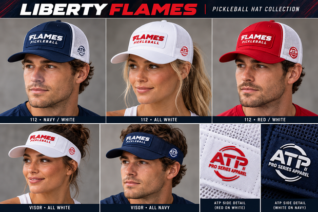 Liberty Flames Pickleball Club Hat/Visor Collection
