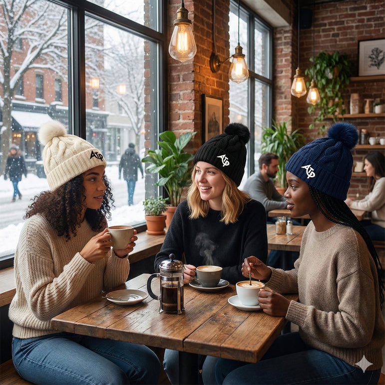 Lady’s Winter Beanies with Fleece
