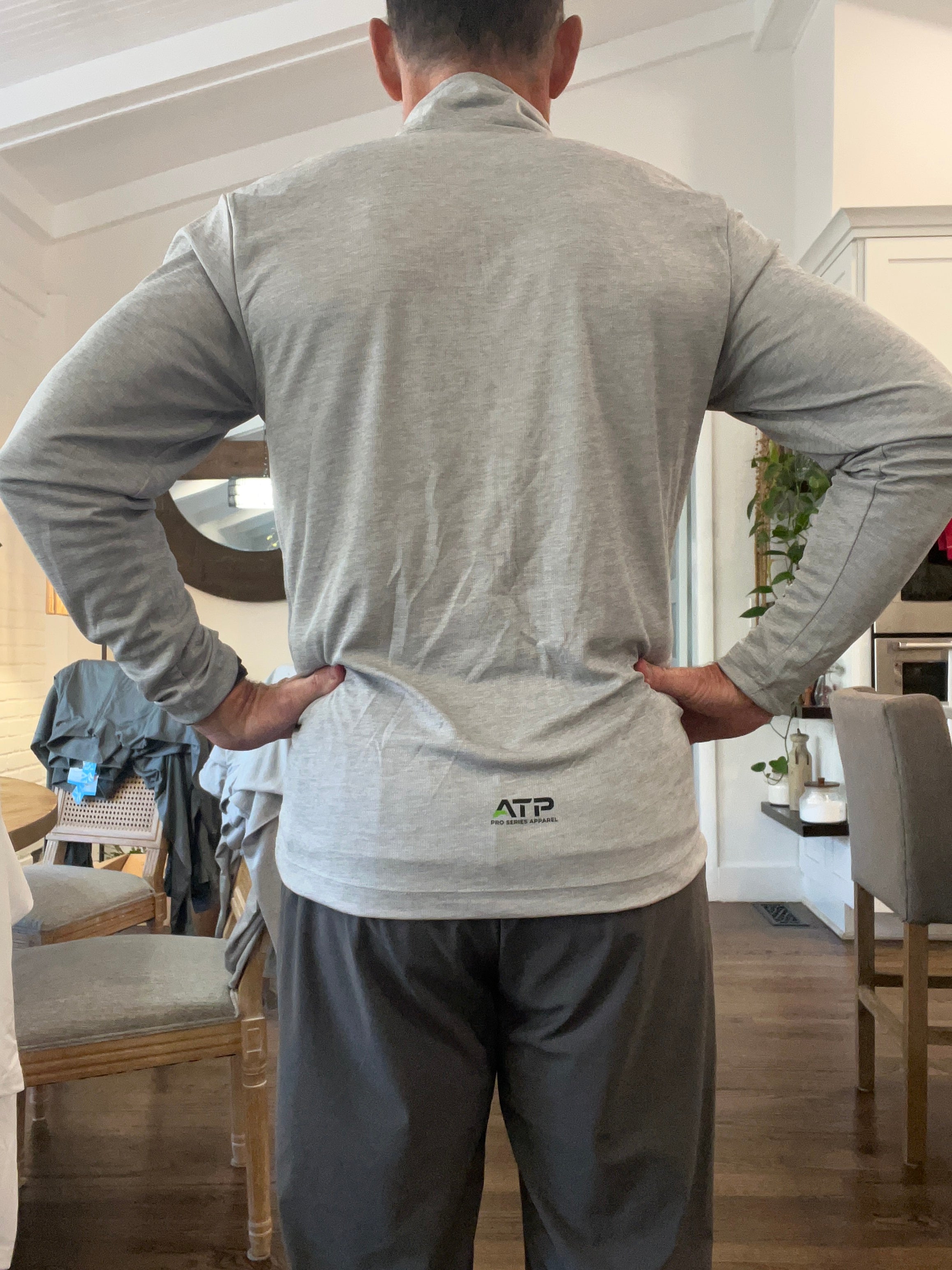 Men’s 1/4 Zip Performance Long Sleeve Shirt
