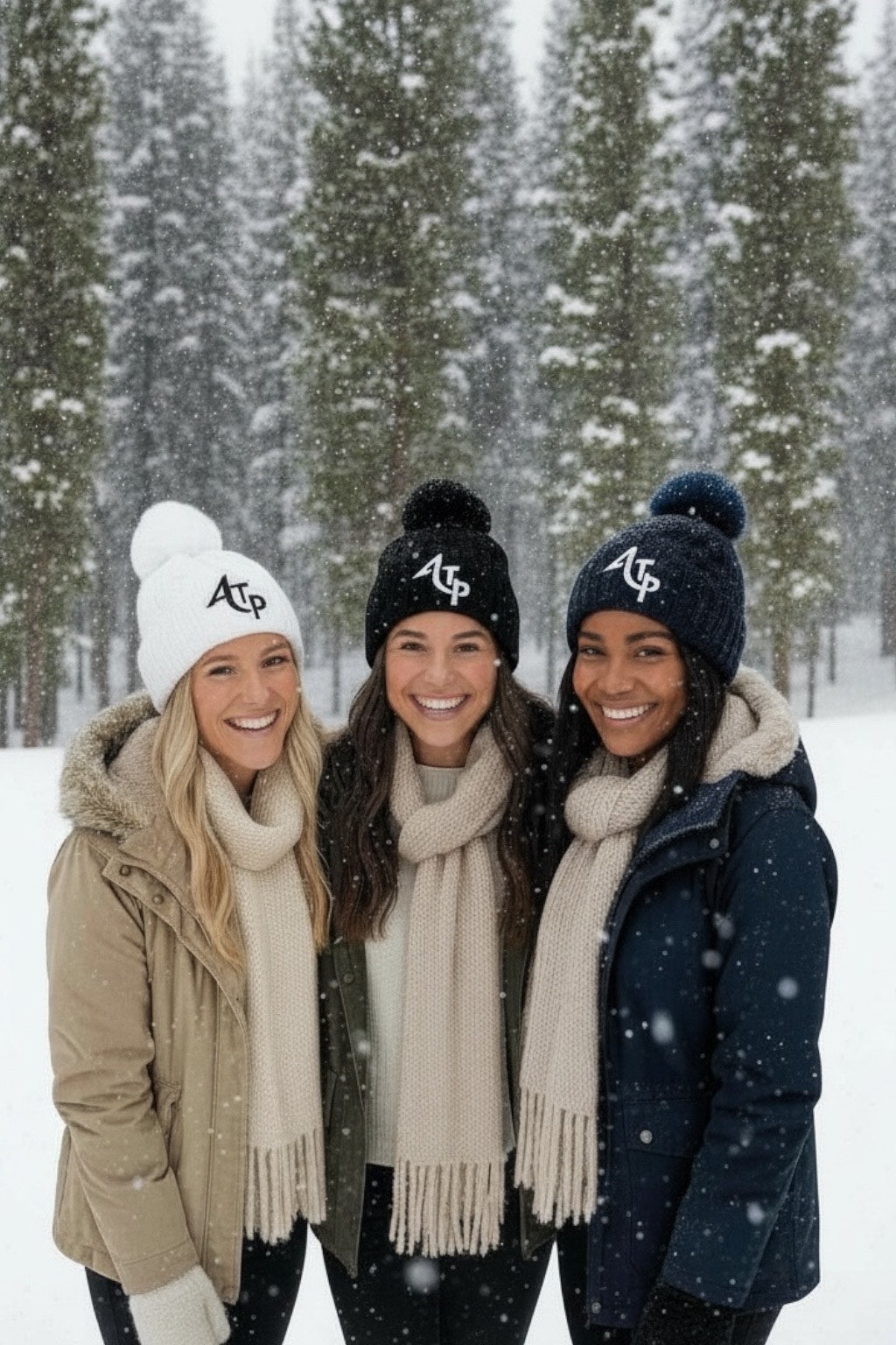 Lady’s Winter Beanies with Fleece
