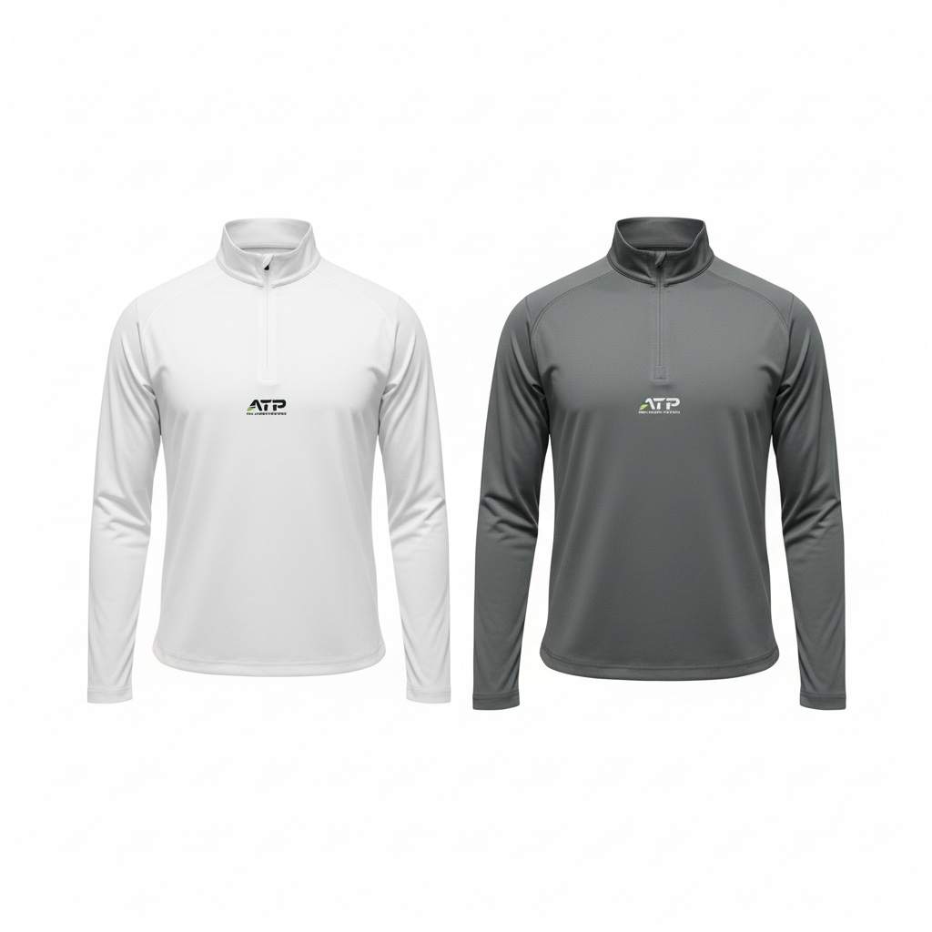 Men’s 1/4 Zip Performance Long Sleeve Shirt